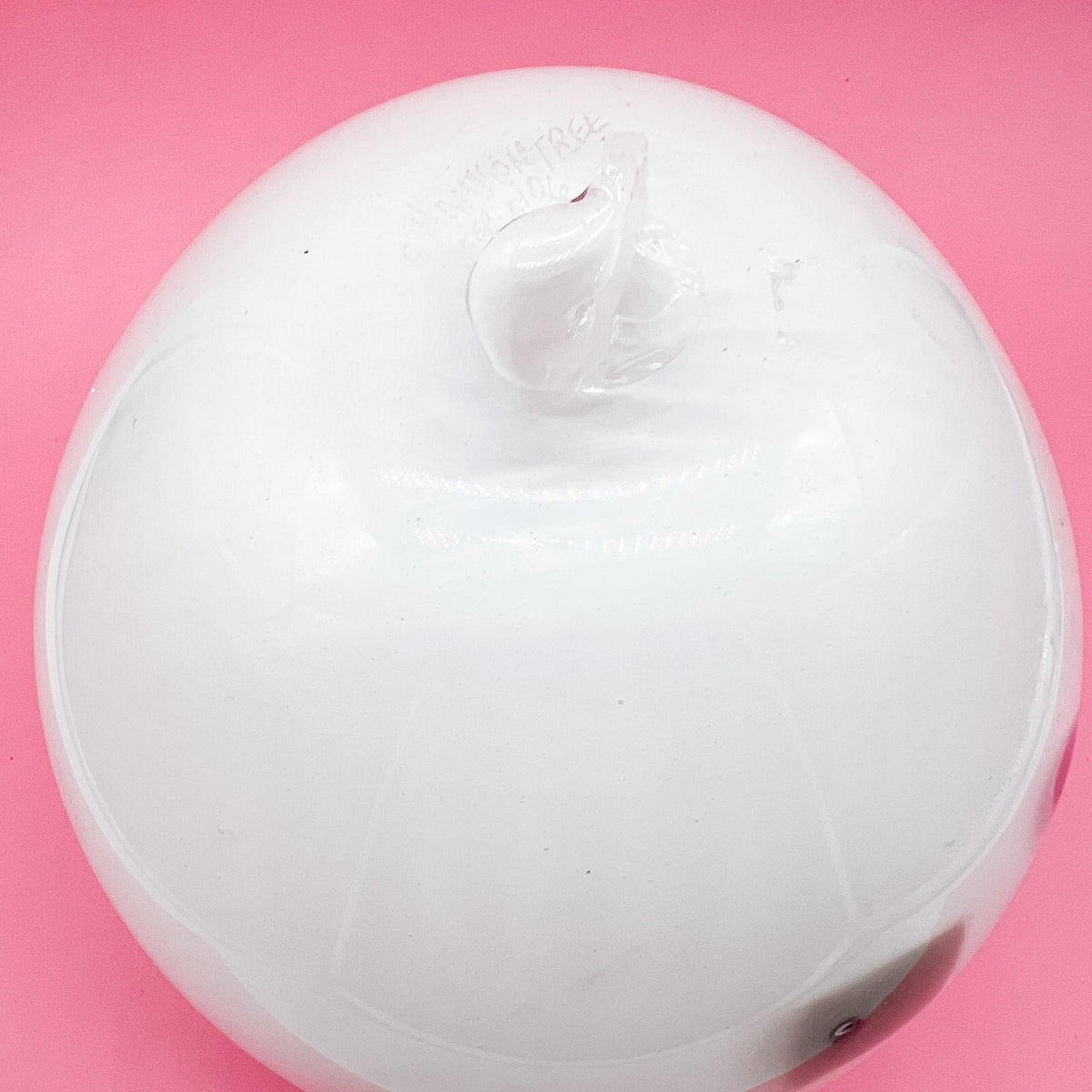 Sturdy Confetti Pastel and White Glass Blown Vase