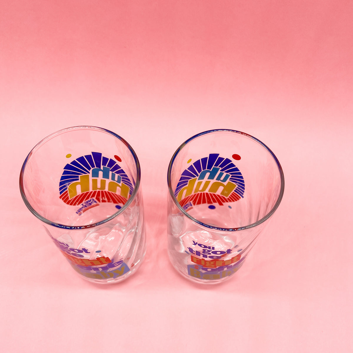 Vintage 90s Diet Pepsi Glass You Got the Right One Baby Uh Huh