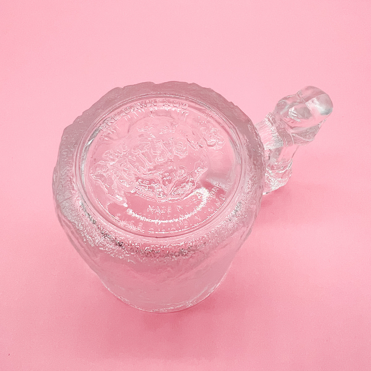 Vintage 90s McDonalds Glass Flintstone Mug