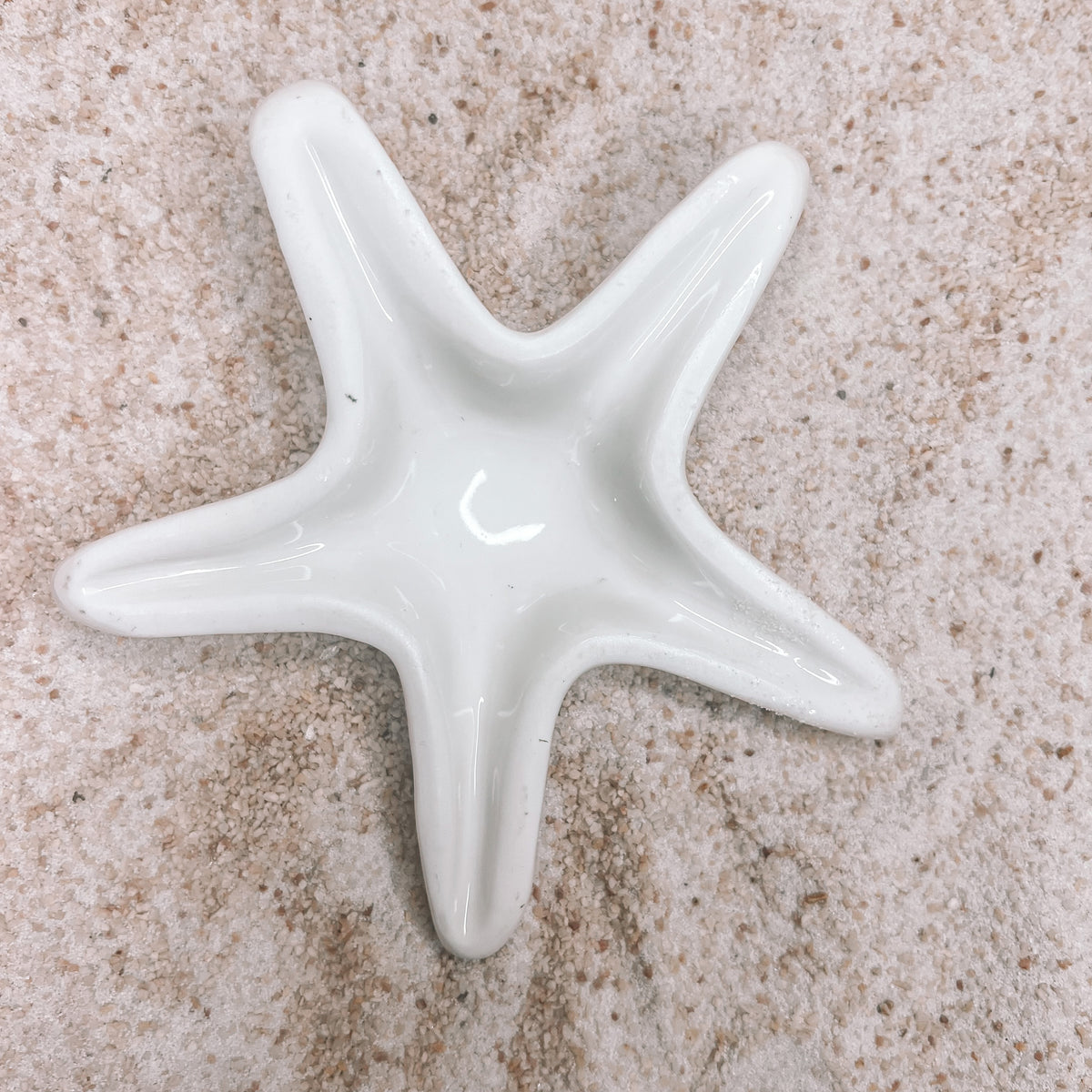 White Ceramic Star Fish