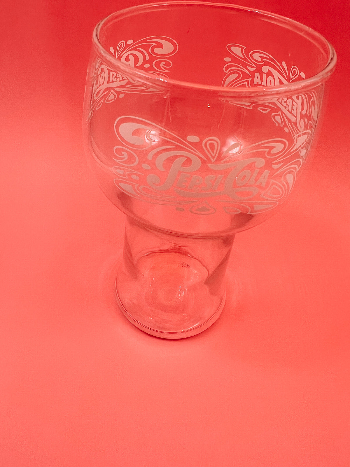 Vintage PEPSI COLA Drinking Glass Tumbler