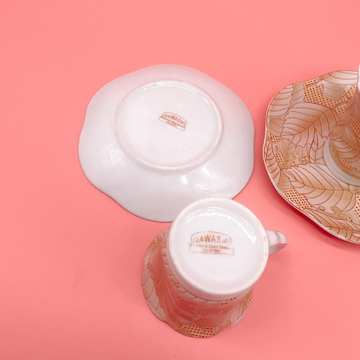 Gold Leaf Espresso / Tea Cup Sets