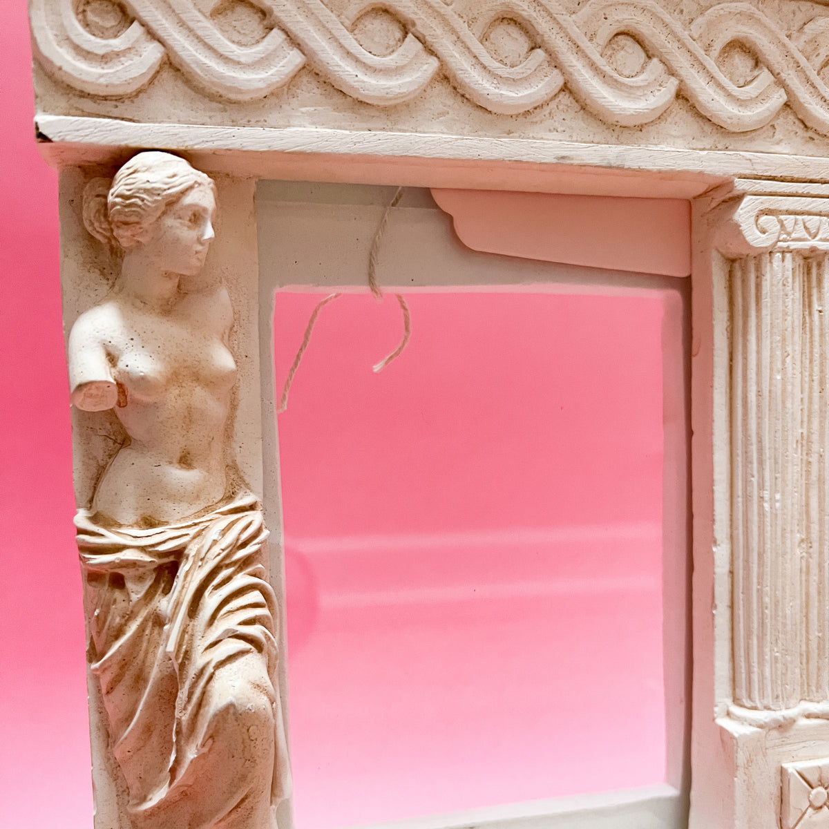 Greek Goddess Plaster Picture Frame