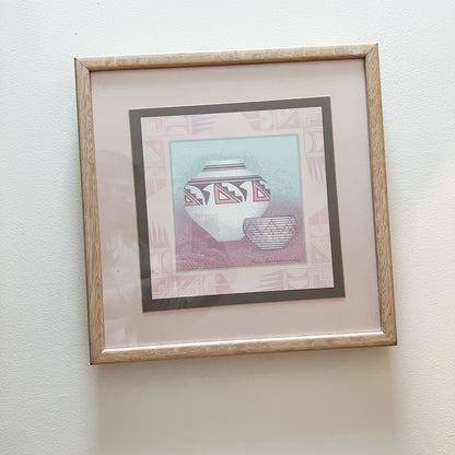 Framed Karen Brueggemann Pastel Southwest Art