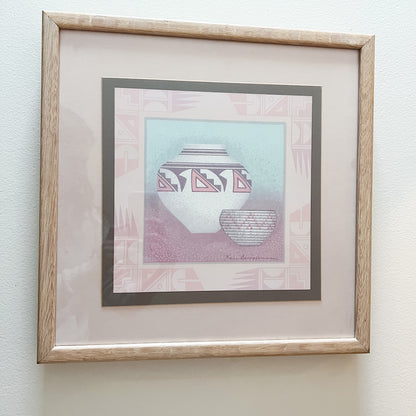 Framed Karen Brueggemann Pastel Southwest Art