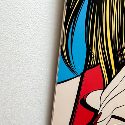 IKEA SOLMYRA Sssshhh D. Azzopardi '99 Vintage Modern Pop Wall Art