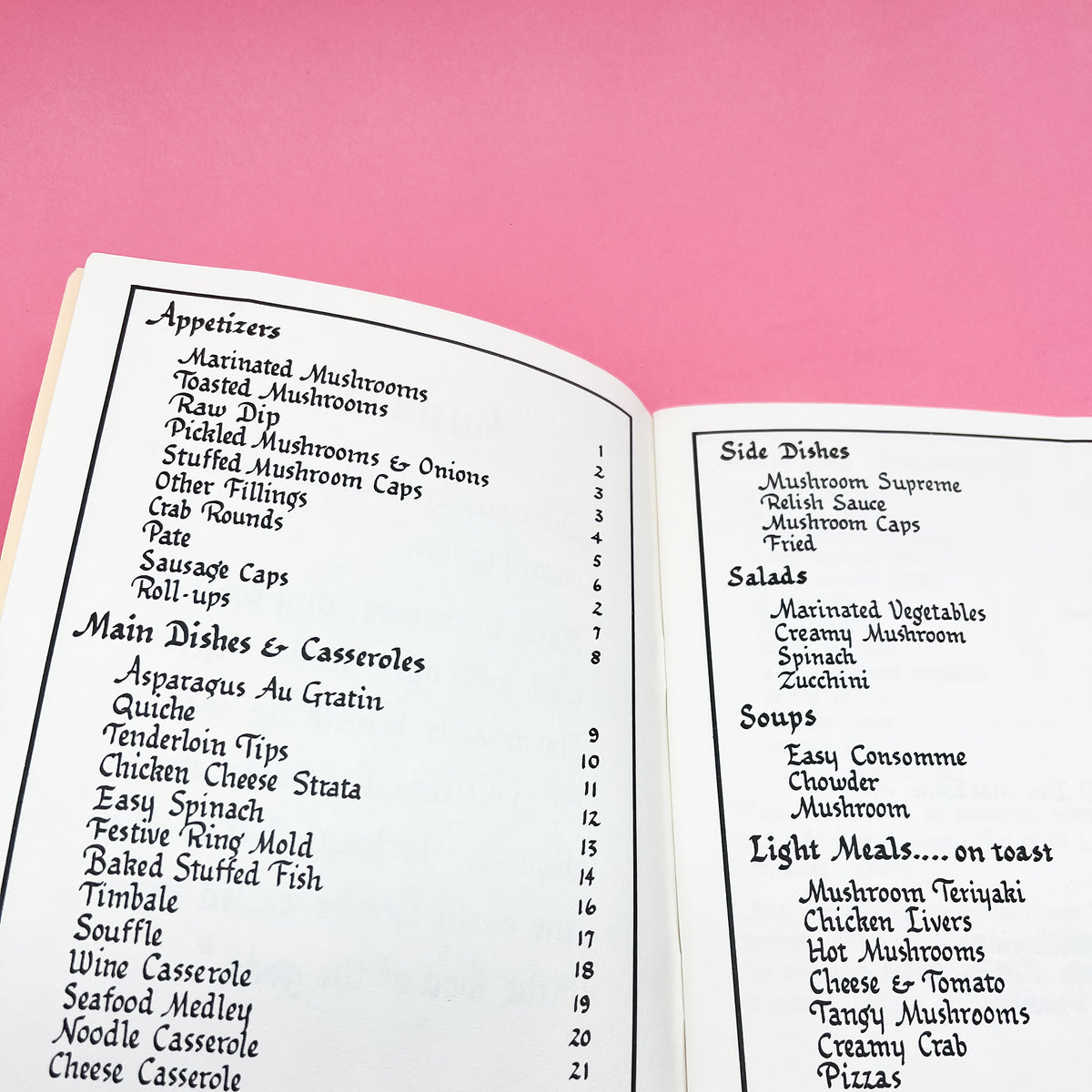 Mushrooms by Diz MacEslin Recipes Cookbook Wellspring 1982