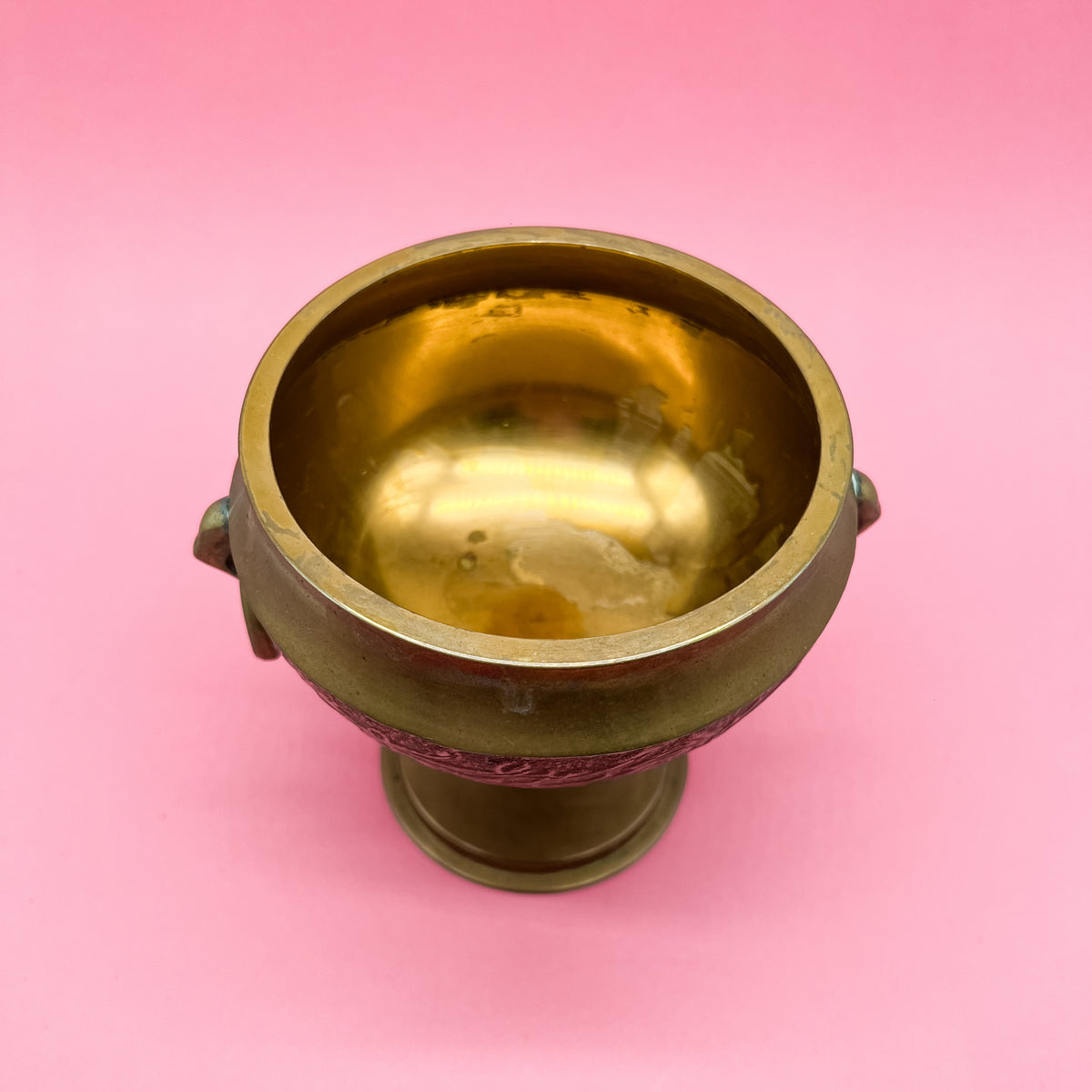 Vintage Brass Bowl / Pot