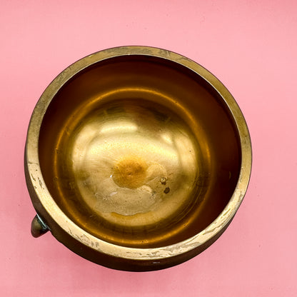 Vintage Brass Bowl / Pot