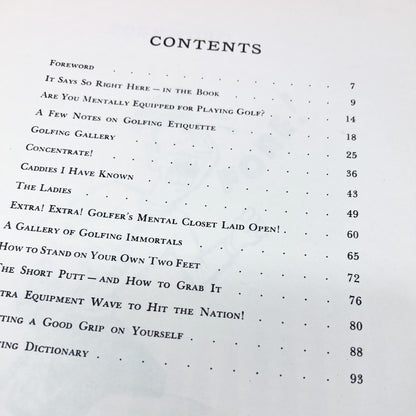 Golf and Be Damned by Lawrence Lariar-Hardcover-1954