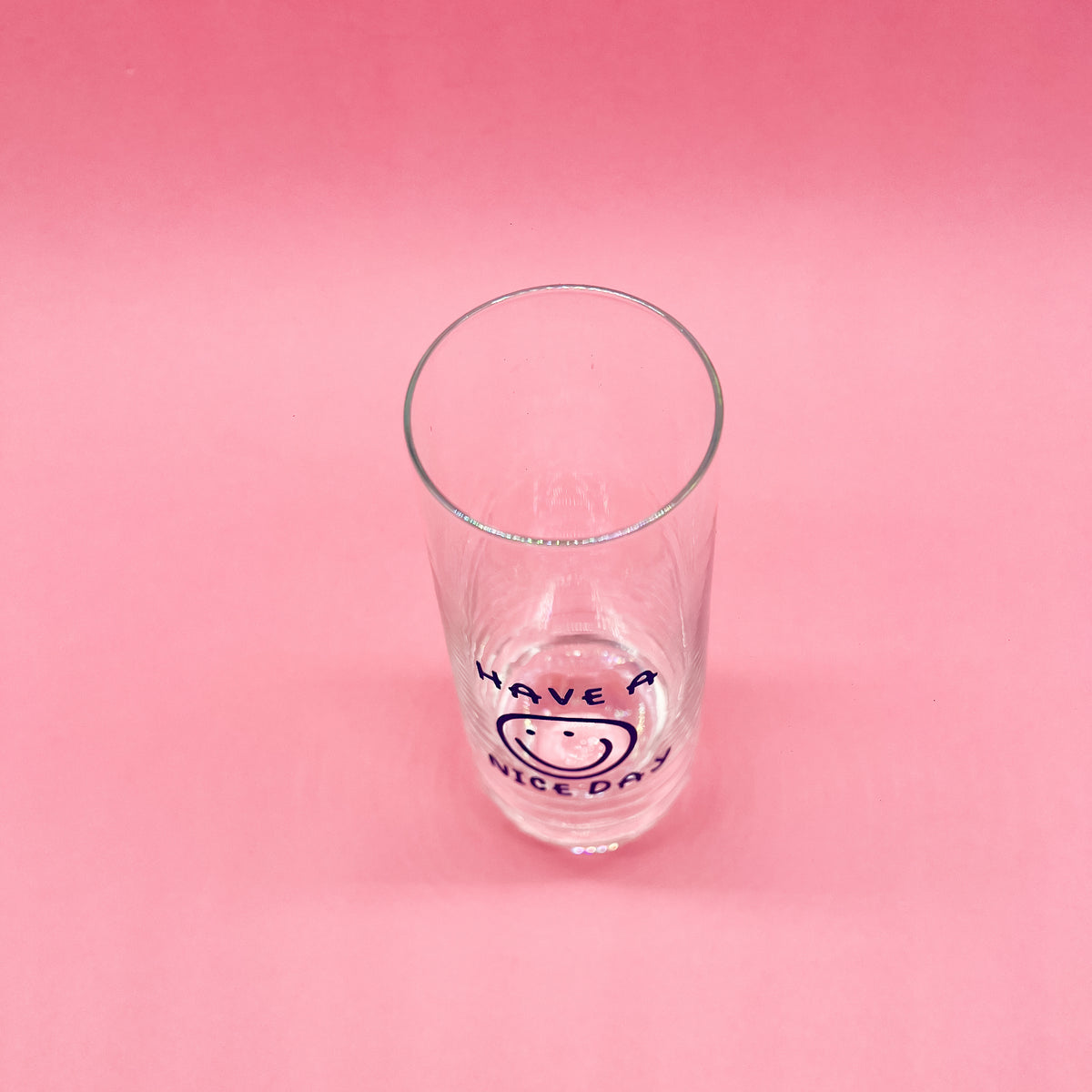 Smiley Face Nice Day Iridescent Champagne Flute