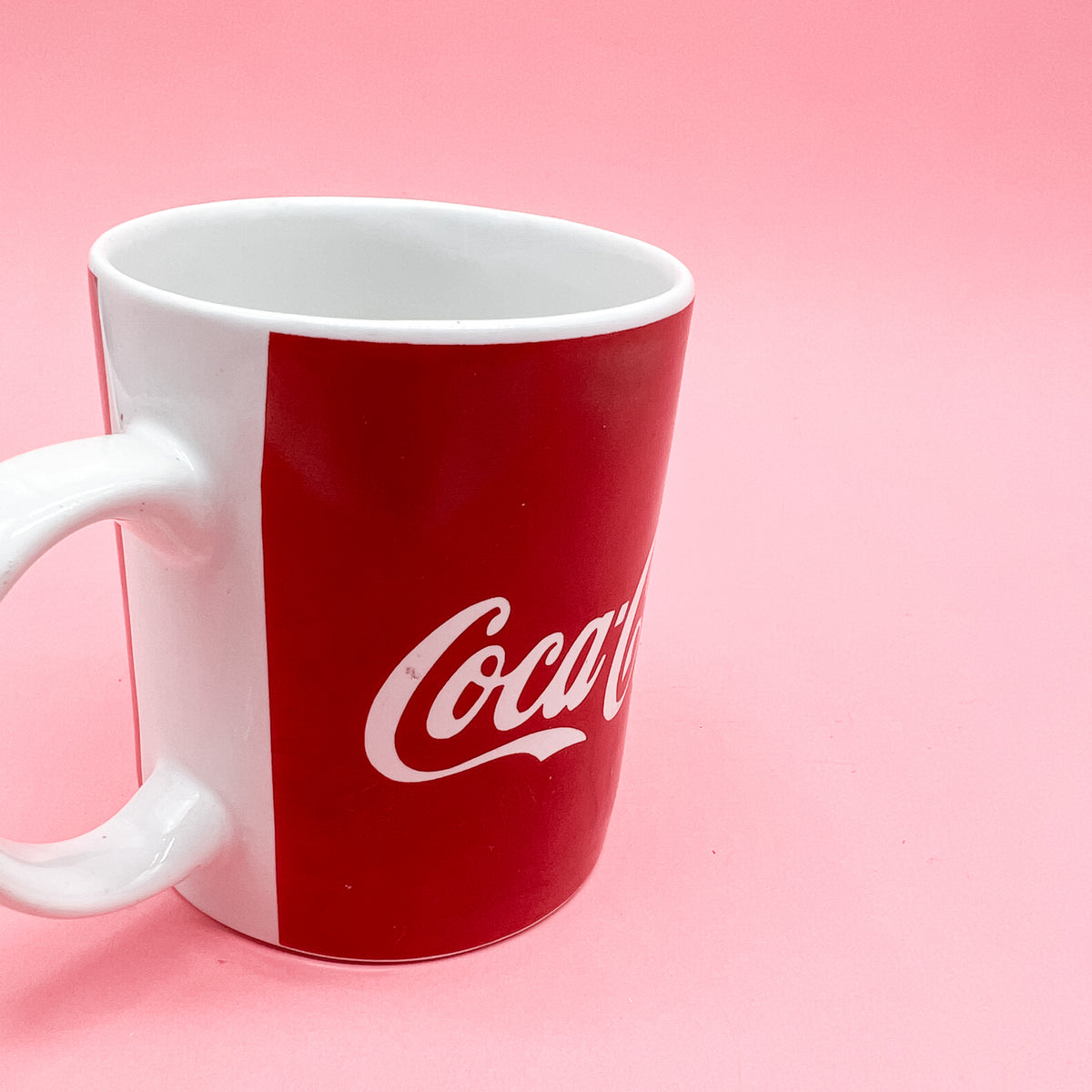 Vintage Coca Cola Coke Logo Coffee Mug Cup