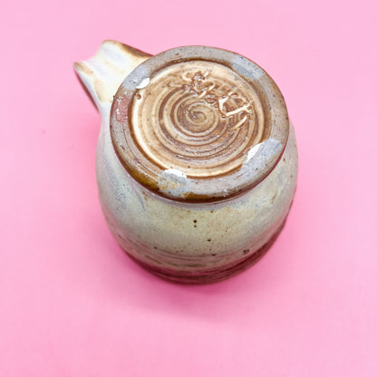 Neutral Earthtones Colors Pottery Mug Container