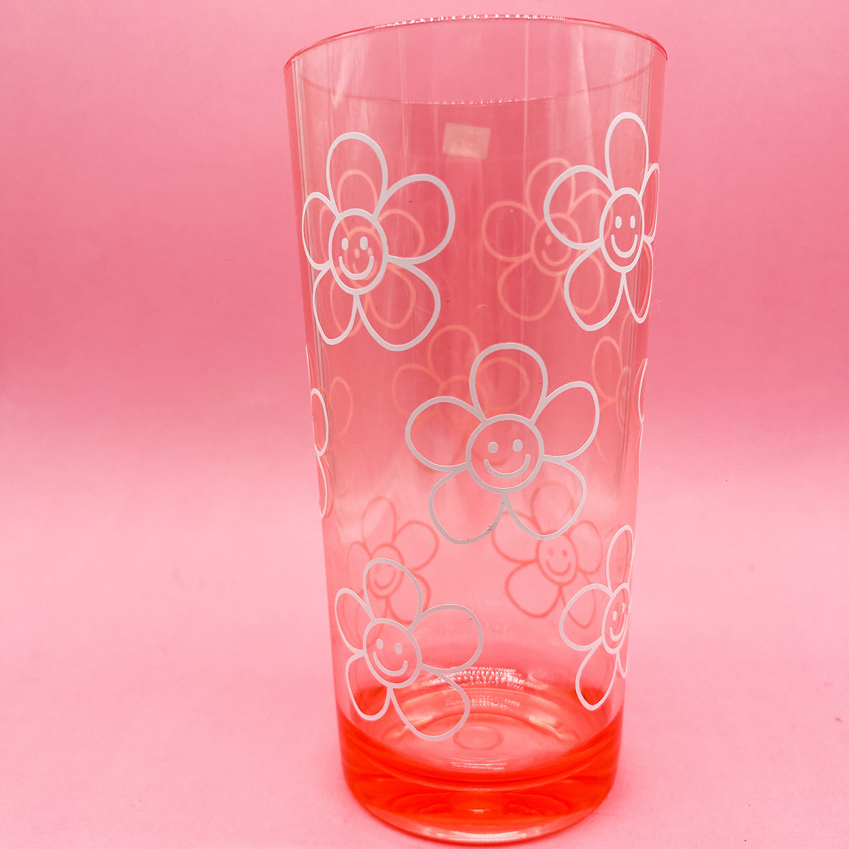 Colorful and Fun Smiley Acrylic Glasses Plastic Cups Tumblers