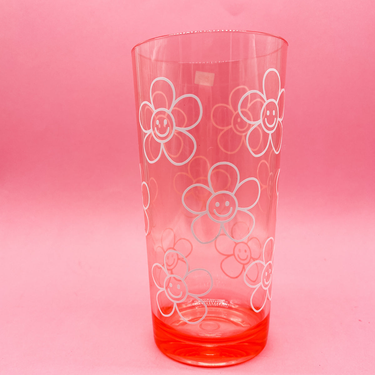 Colorful and Fun Smiley Acrylic Glasses Plastic Cups Tumblers