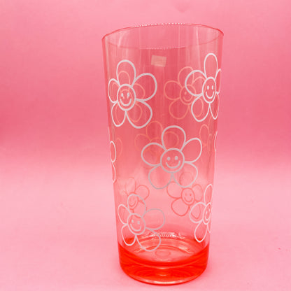 Colorful and Fun Smiley Acrylic Glasses Plastic Cups Tumblers