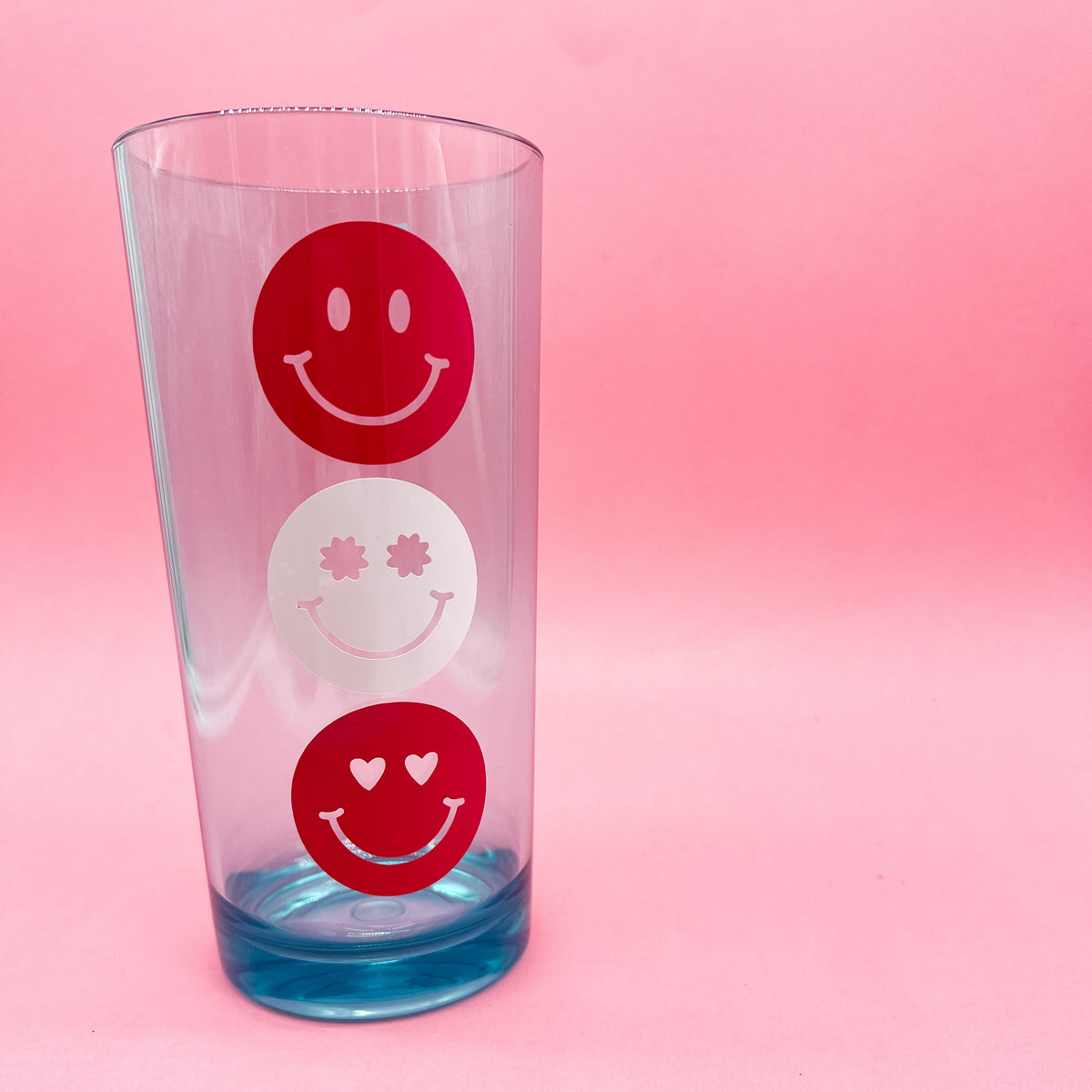 Colorful and Fun Smiley Acrylic Glasses Plastic Cups Tumblers