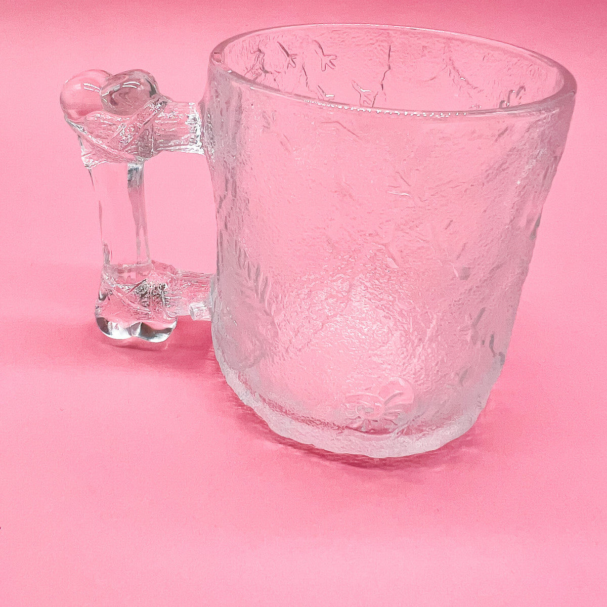 Vintage 90s McDonalds Glass Flintstone Mug