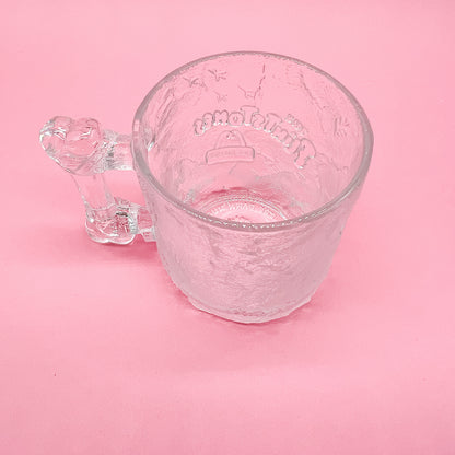 Vintage 90s McDonalds Glass Flintstone Mug