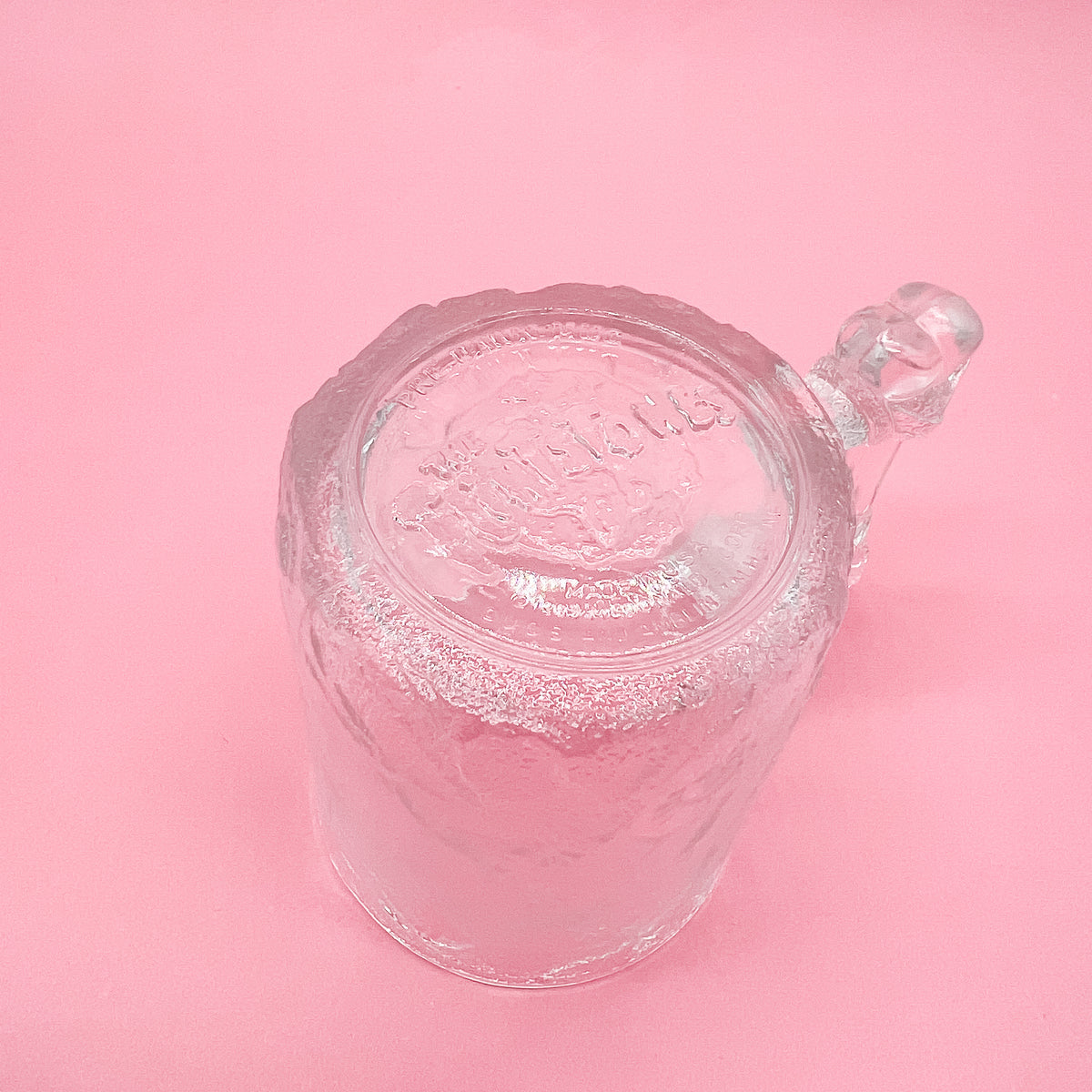 Vintage 90s McDonalds Glass Flintstone Mug