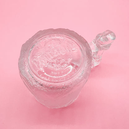 Vintage 90s McDonalds Glass Flintstone Mug