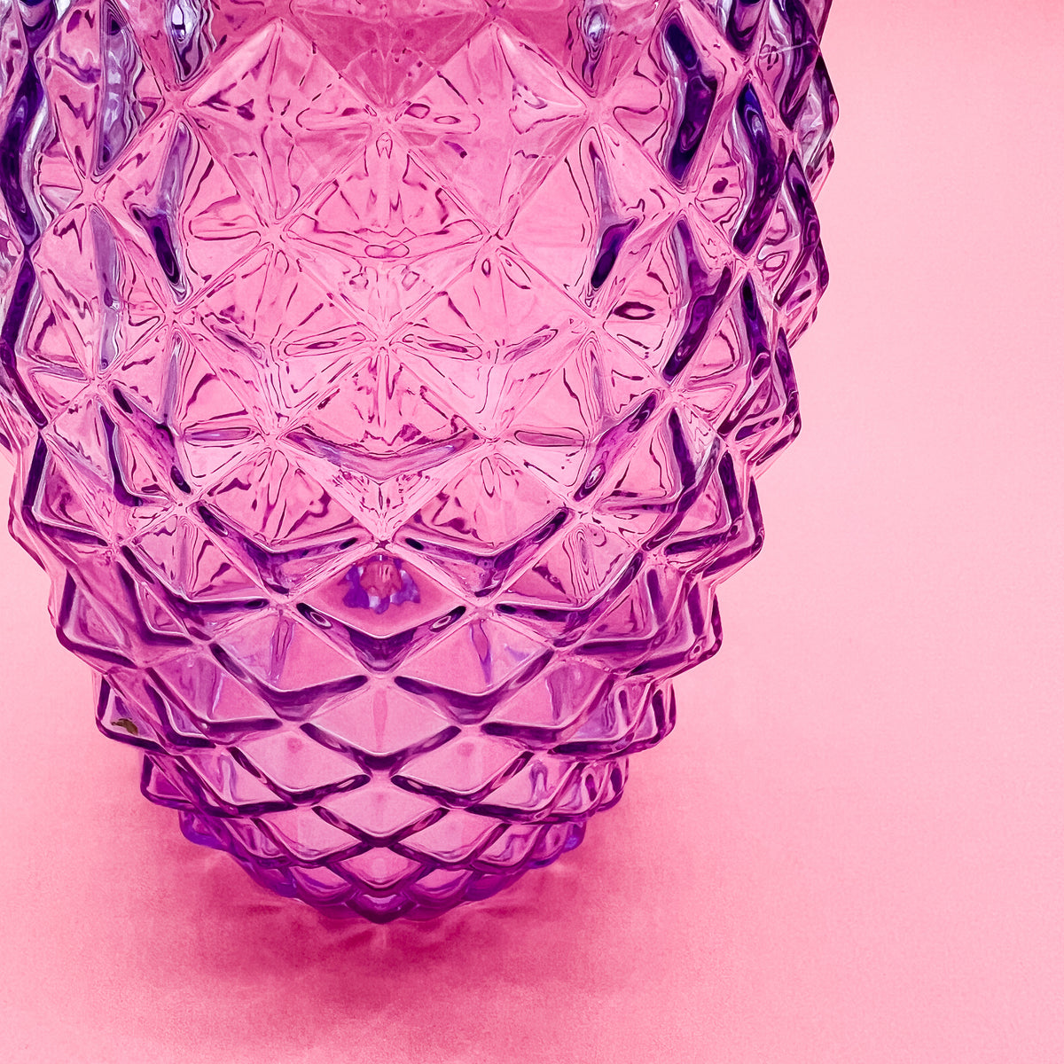Purple Crystal Class Textured FTD Glass Vase