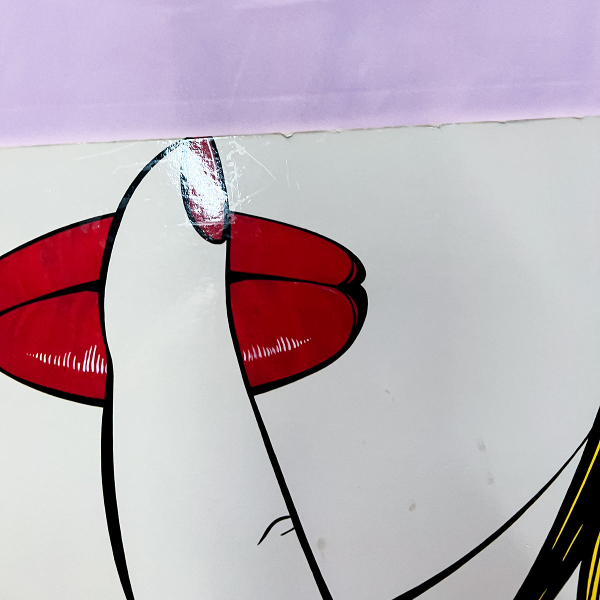 IKEA SOLMYRA Sssshhh D. Azzopardi '99 Vintage Modern Pop Wall Art
