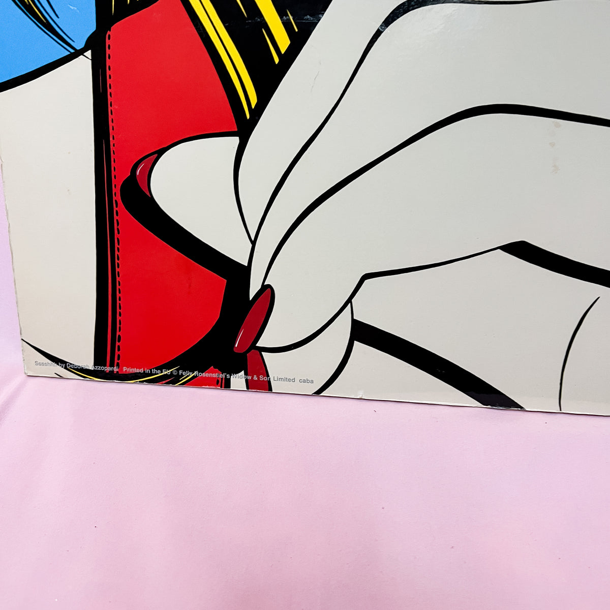 IKEA SOLMYRA Sssshhh D. Azzopardi '99 Vintage Modern Pop Wall Art
