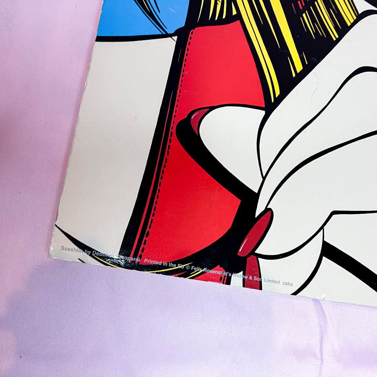 IKEA SOLMYRA Sssshhh D. Azzopardi '99 Vintage Modern Pop Wall Art