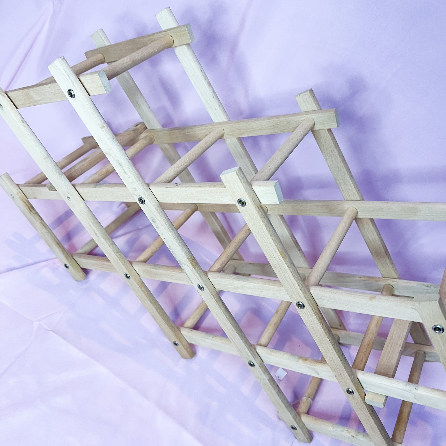 Accordion Wood Wine Rack
