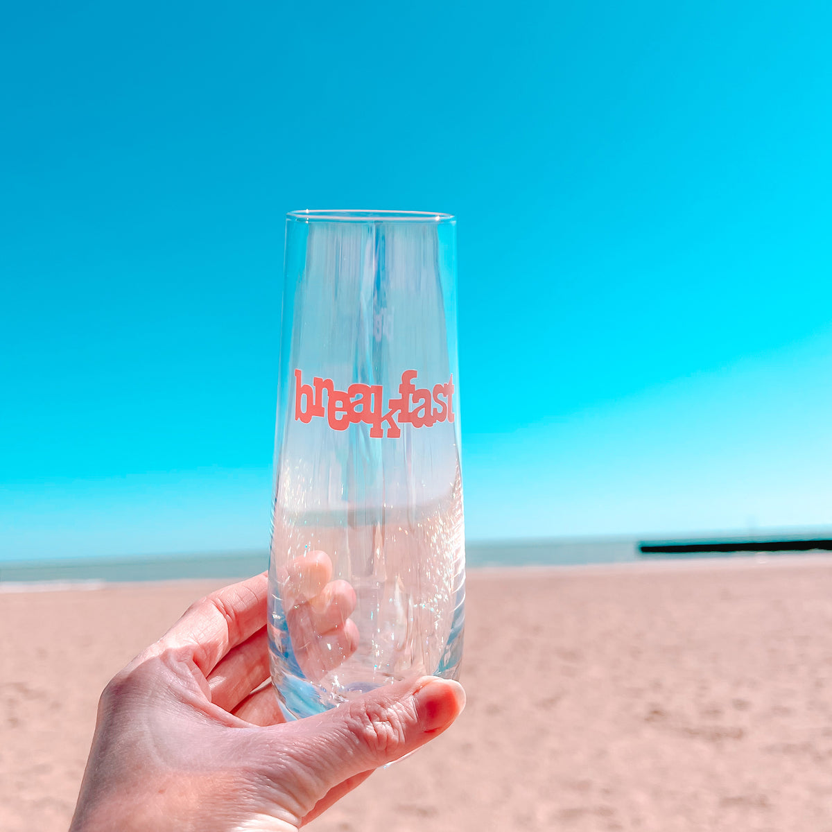 Iridescent Champagne Flute