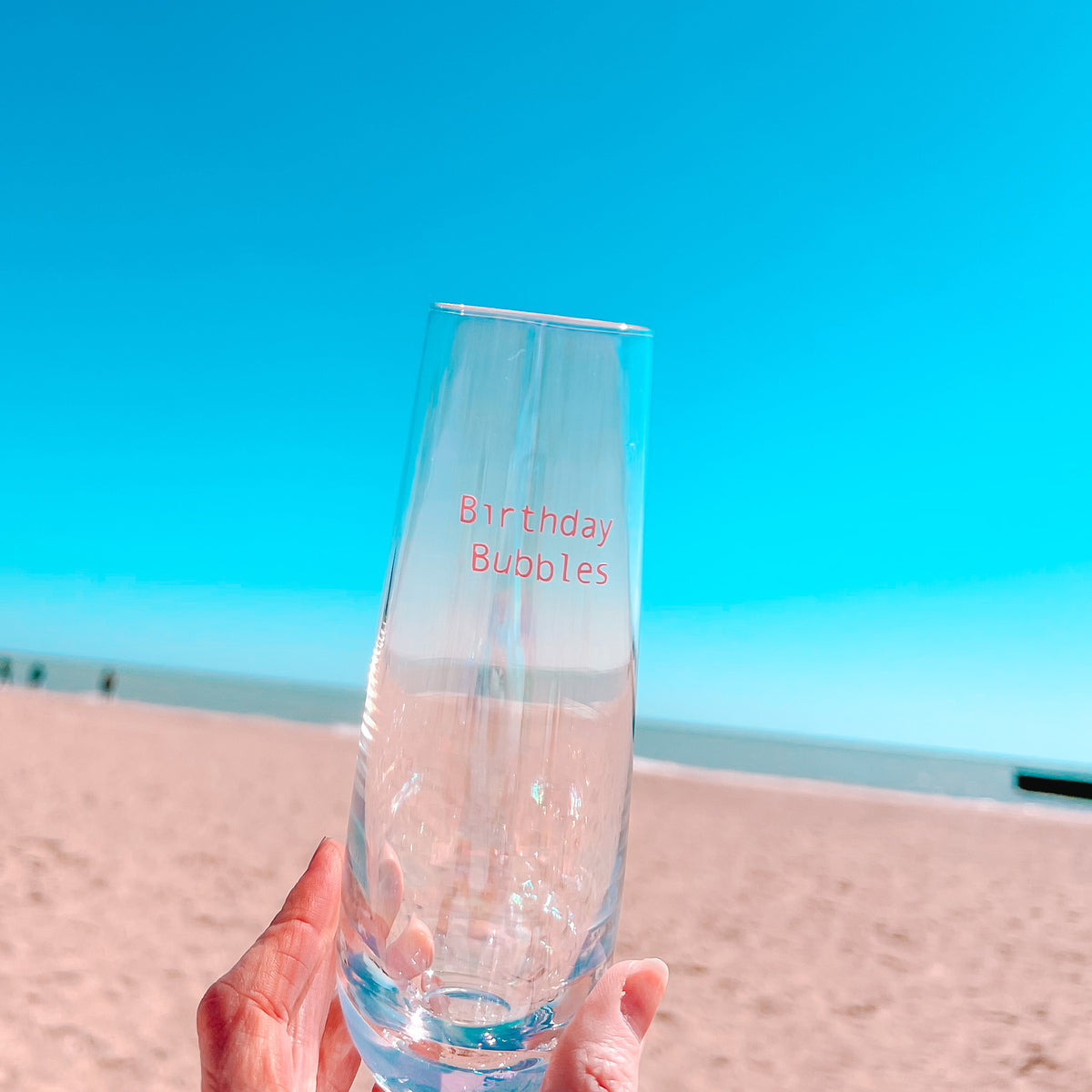 Iridescent Champagne Flute