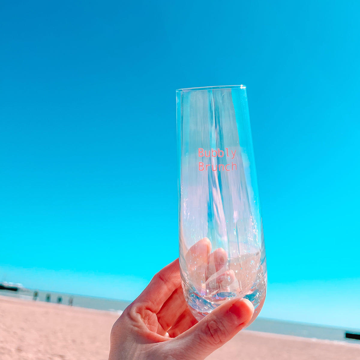 Iridescent Champagne Flute