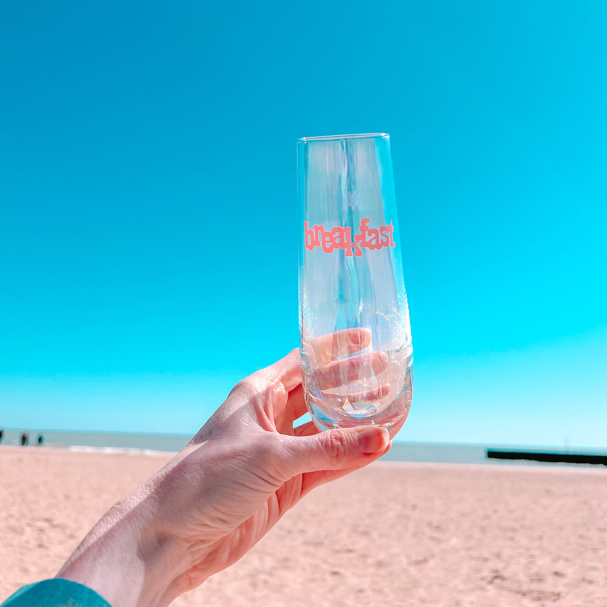 Iridescent Champagne Flute
