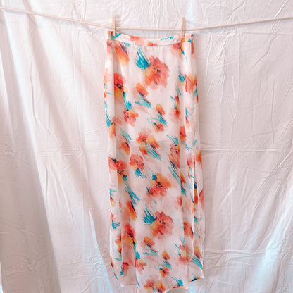 Flowy Floral Skirt