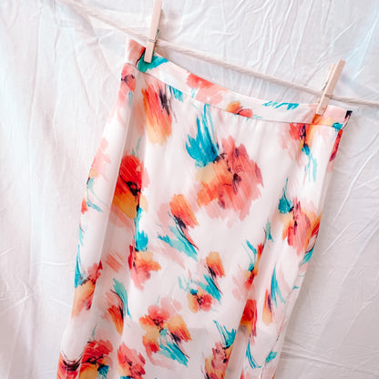 Flowy Floral Skirt