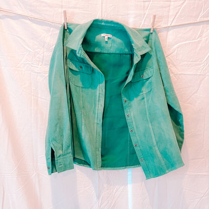 Suede-like Mint Jacket
