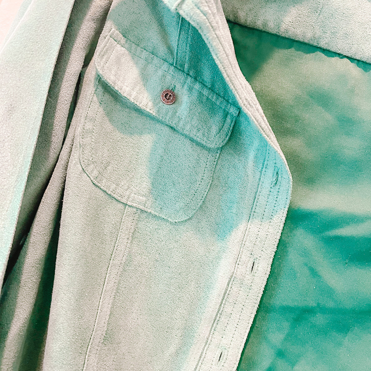 Suede-like Mint Jacket