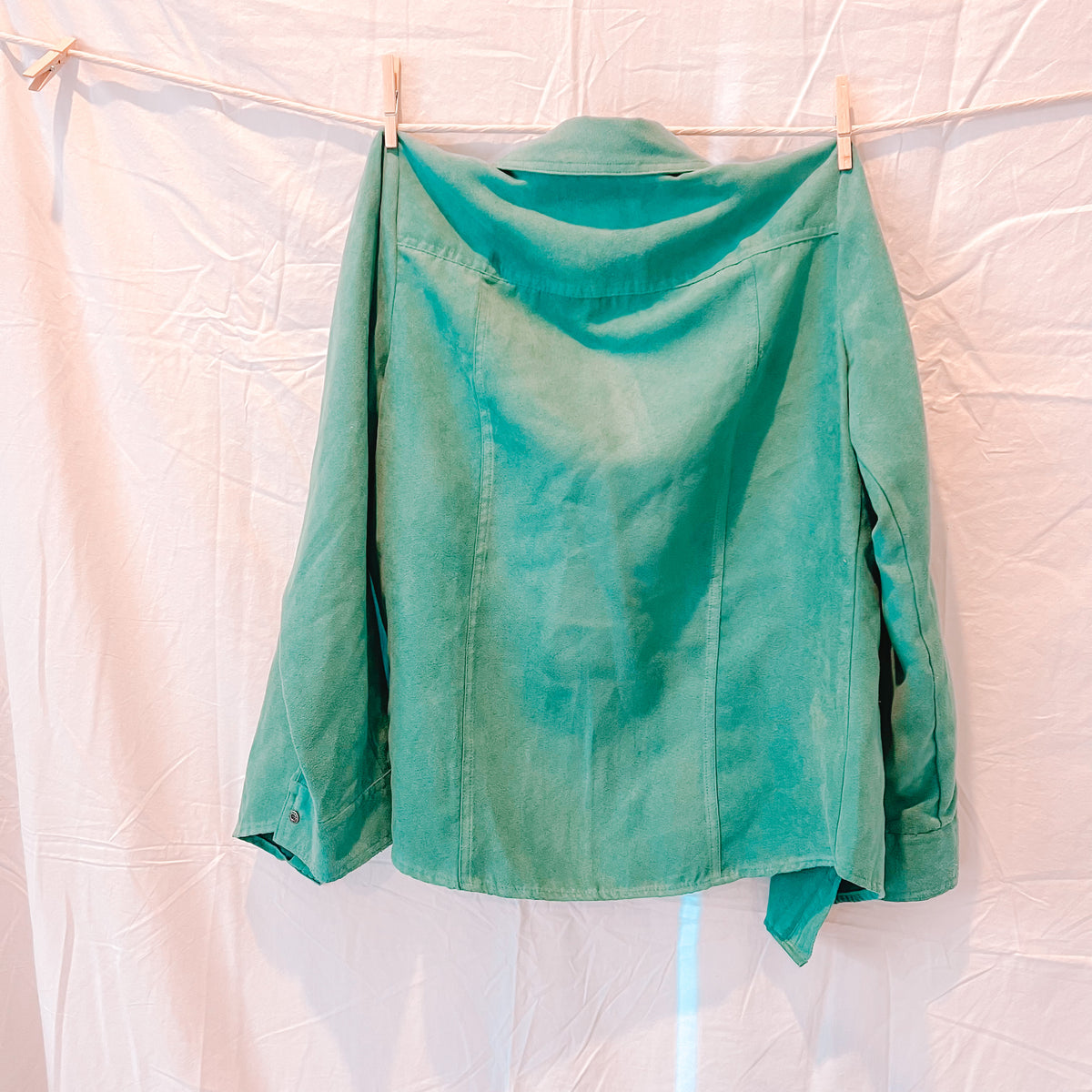 Suede-like Mint Jacket