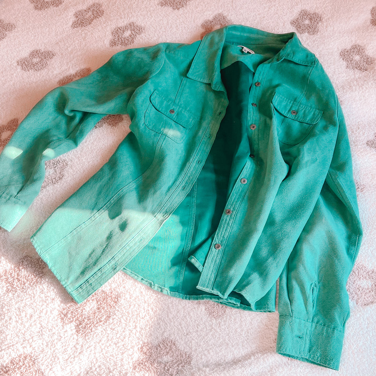 Suede-like Mint Jacket
