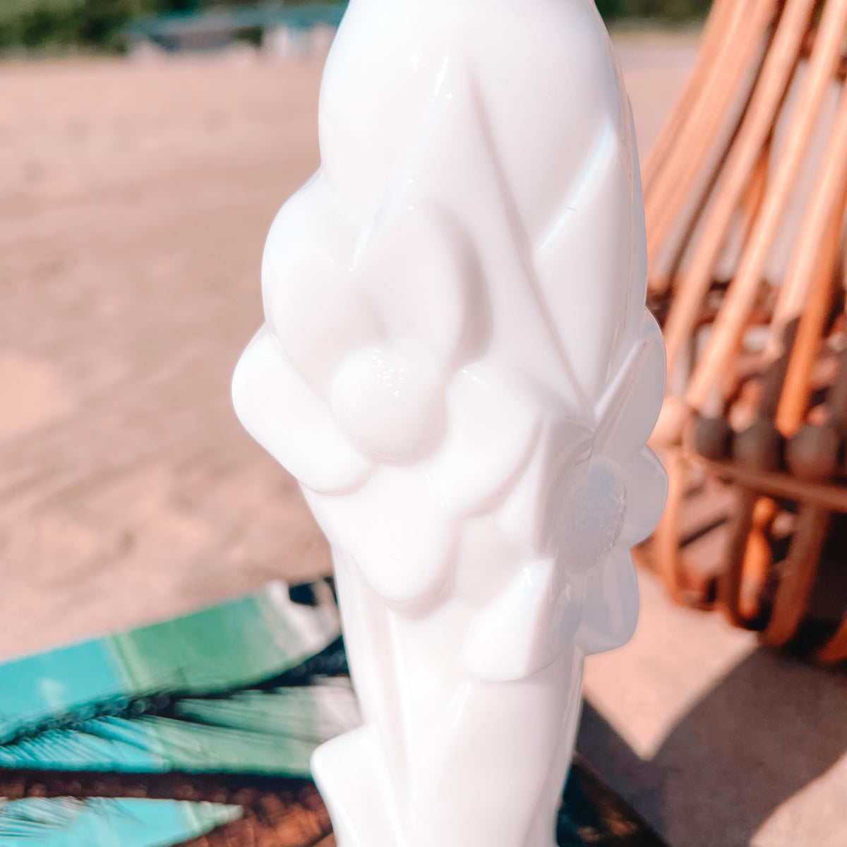 White Floral Bud Vase