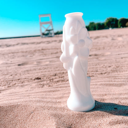 White Floral Bud Vase
