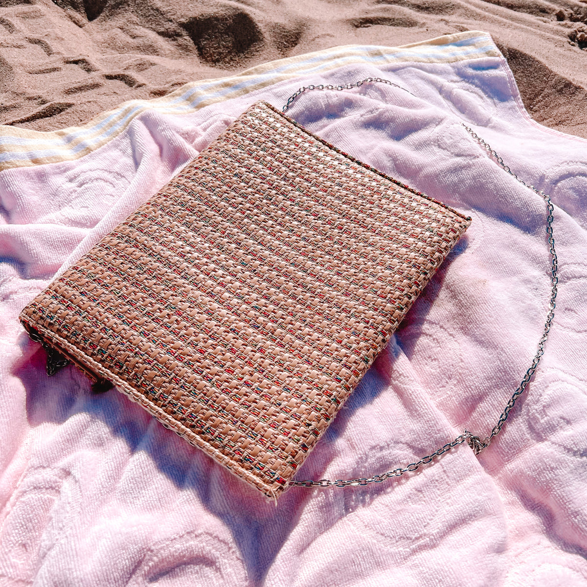 Straw Cross-body Purse