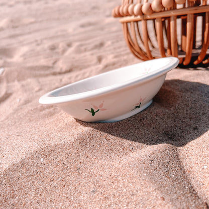 1982 Floral Soap Dish
