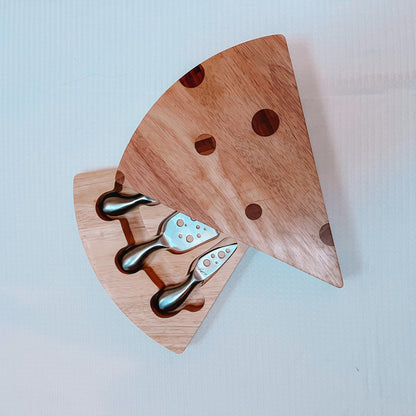 Swiss Cheese Cutting Board Set