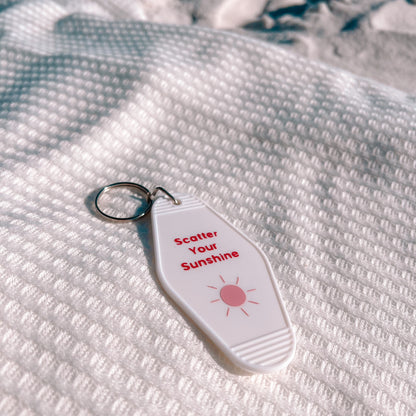 Retro Inspired Motel Keychains