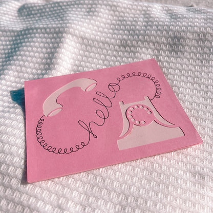 Just To Say Hello Card