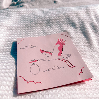 Stork New Baby Card