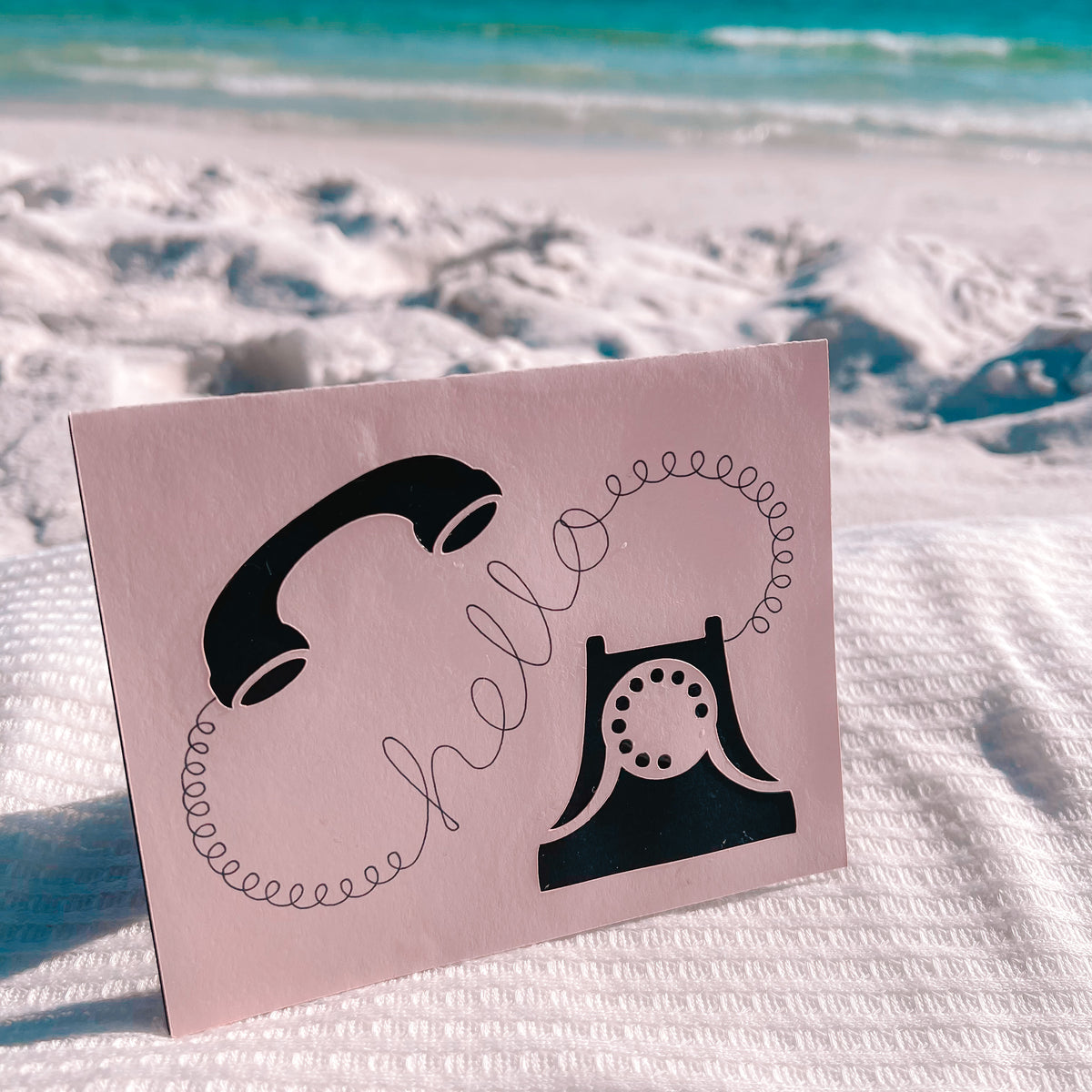 Just To Say Hello Card