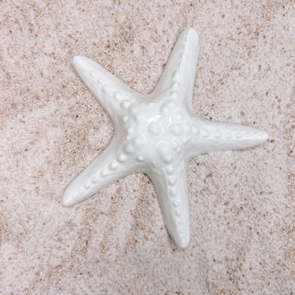White Ceramic Star Fish